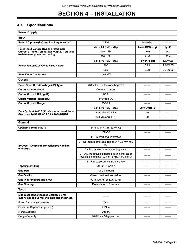 ウェーブ クリエーター コード表 Miller Spectrum 875 THC Wiring - Torch Wiring - Langmuir Systems Forum