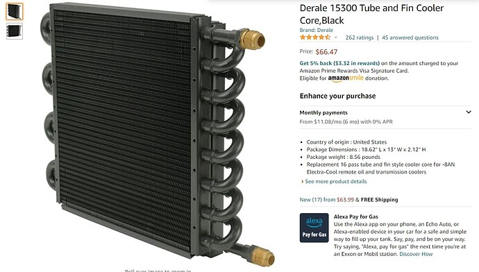 Stock radiator filter