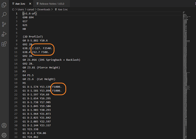 nc file feed rate