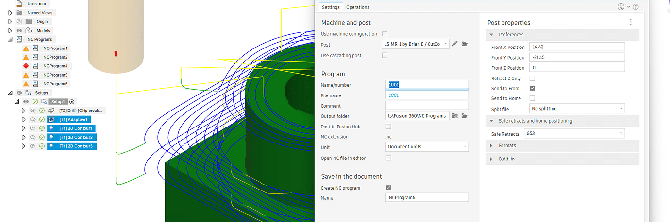 Fixed Fusion360 Post Processor - MR-1 - Langmuir Systems Forum