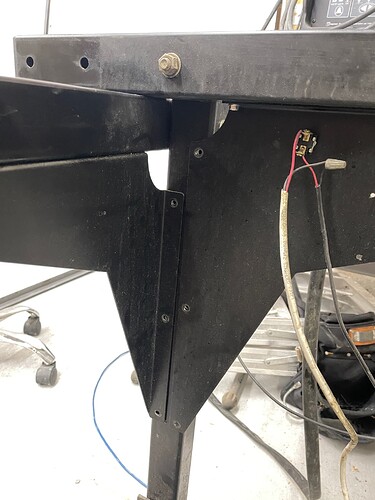 triangle leg gussets