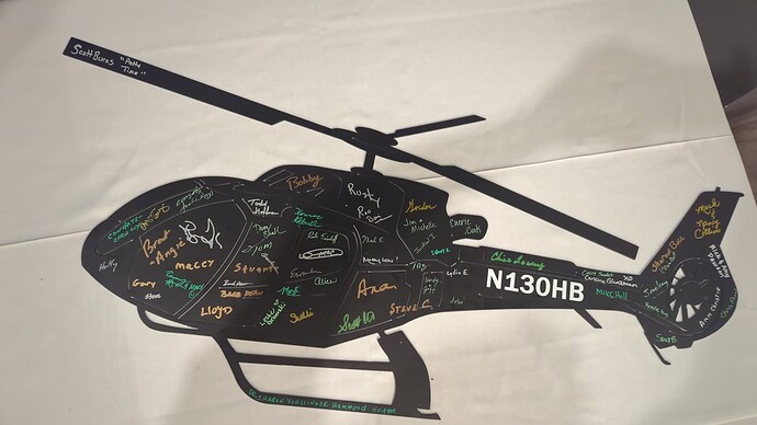 Patty Signed heli