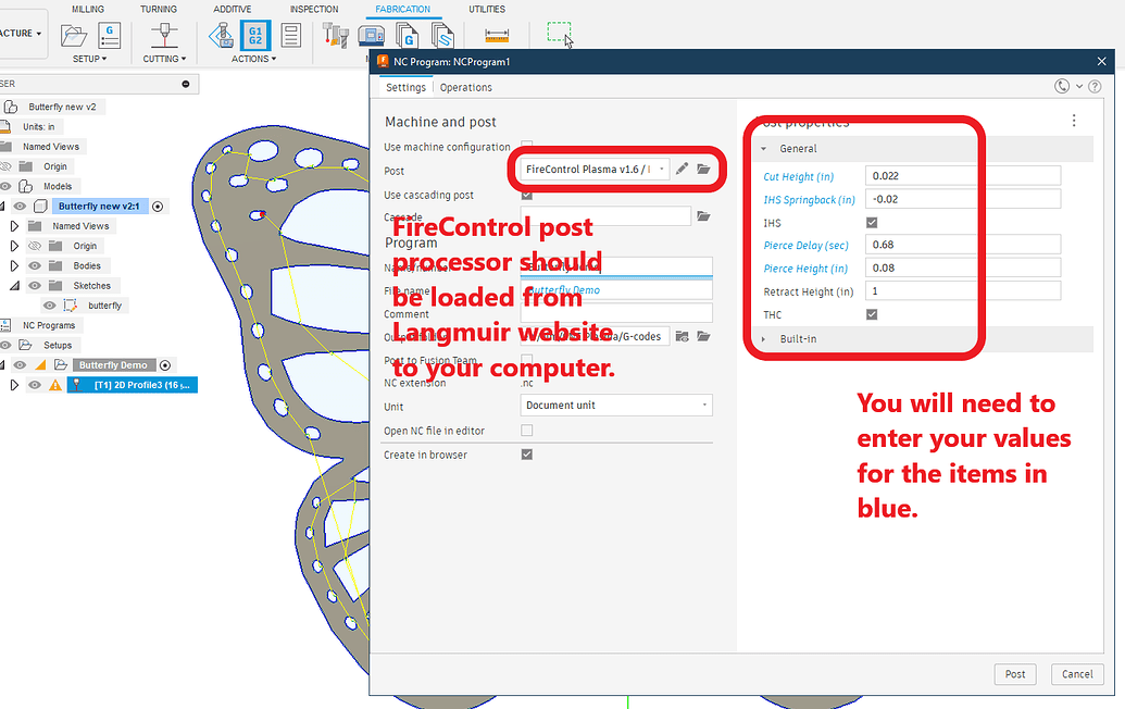 "Invalid post processor configuration" - Fusion 360 - CAM - Langmuir ...