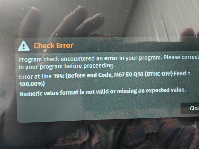 M67 Error