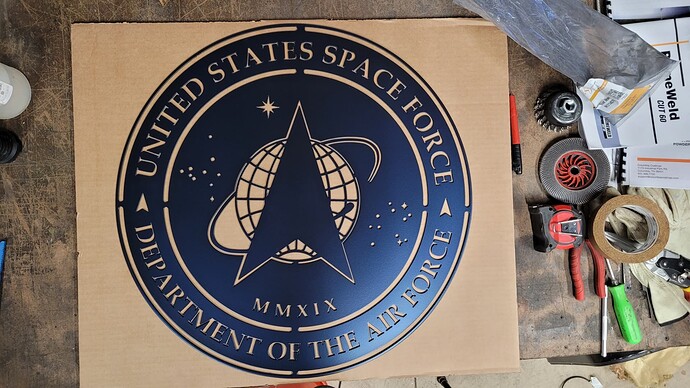 Space Force upright