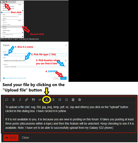 Uploading f3d to forum