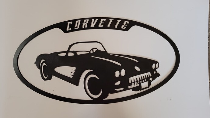 Corvette rotated