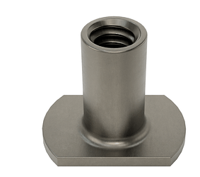 weld nut flat sides