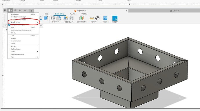 how to get bend order off drawings