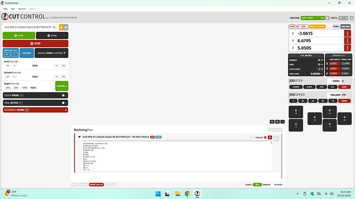 cut control screen shoot