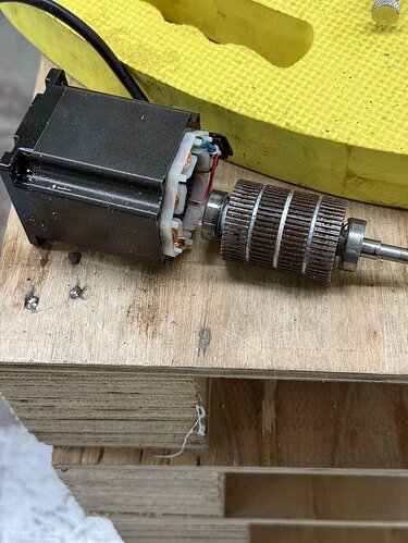 y1 motor rusted