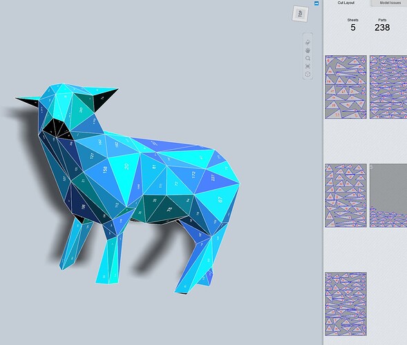 sheep scan 3d polygons