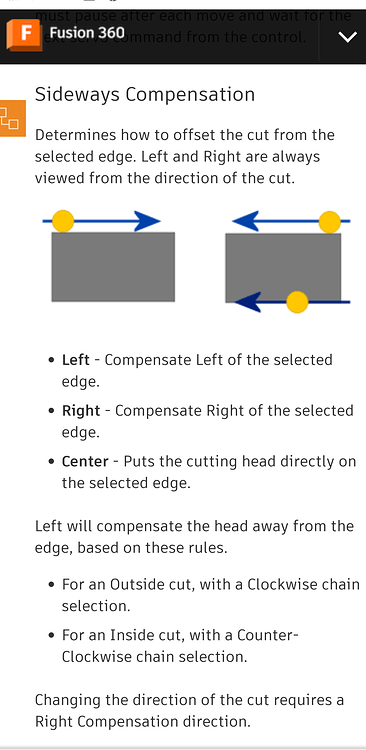 Fusion 360 2d geometry contour selection -- change direction? - Fusion ...