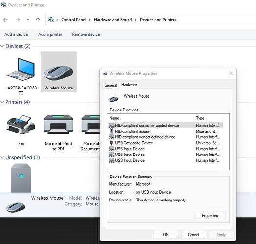 mouse issue