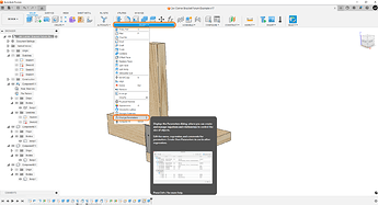 fusion parameters menu 1