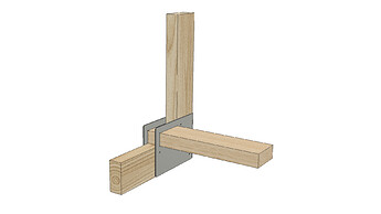 2x4 Corner Bracket Forum Example v17 4X2  IN