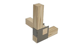 2x4 Corner Bracket Forum Example v15 4X4 OUT