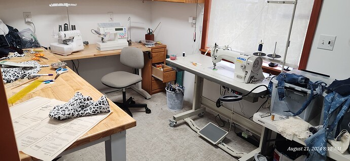 Sewing room