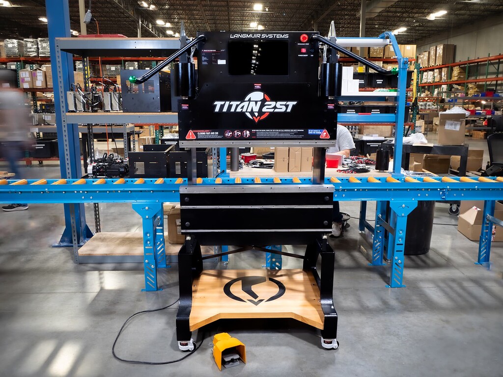Update on the TITAN 25T - Titan 25T CNC Press Brake - Langmuir