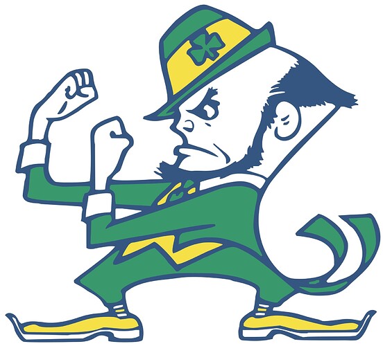 Notre Dame Irish Guy