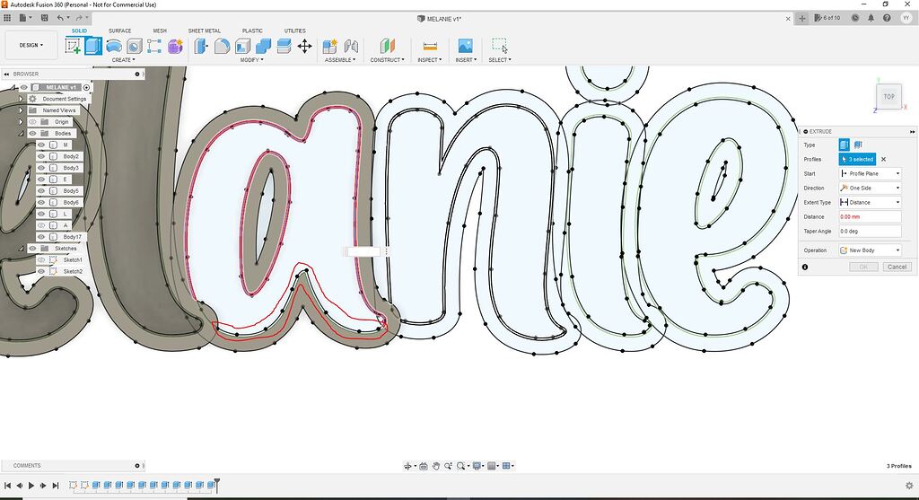 Need help with closing lines Fusion 360 CAD Langmuir Systems