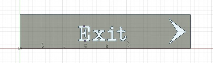 extruded text