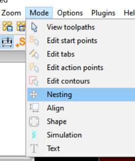 SheetCam Mode_Nesting