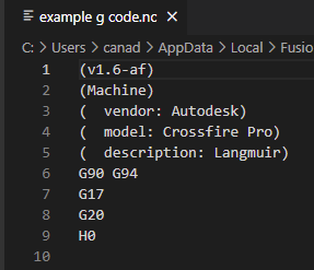 example g code 3