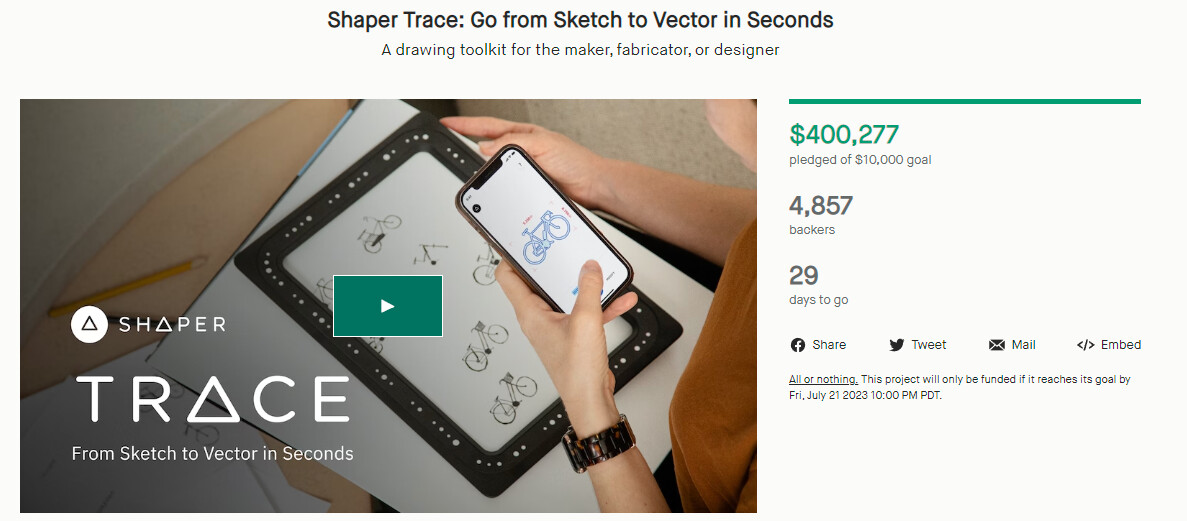Shaper Trace review: sketch to vector in seconds, is it too good