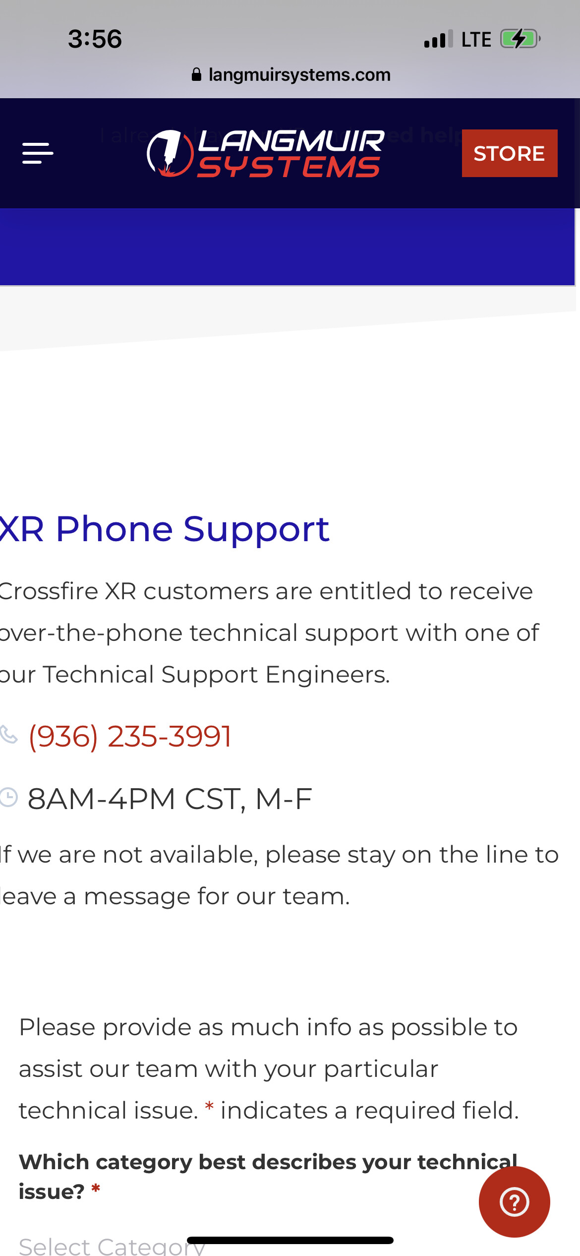Xl stopped moving Langmuir Systems Forum