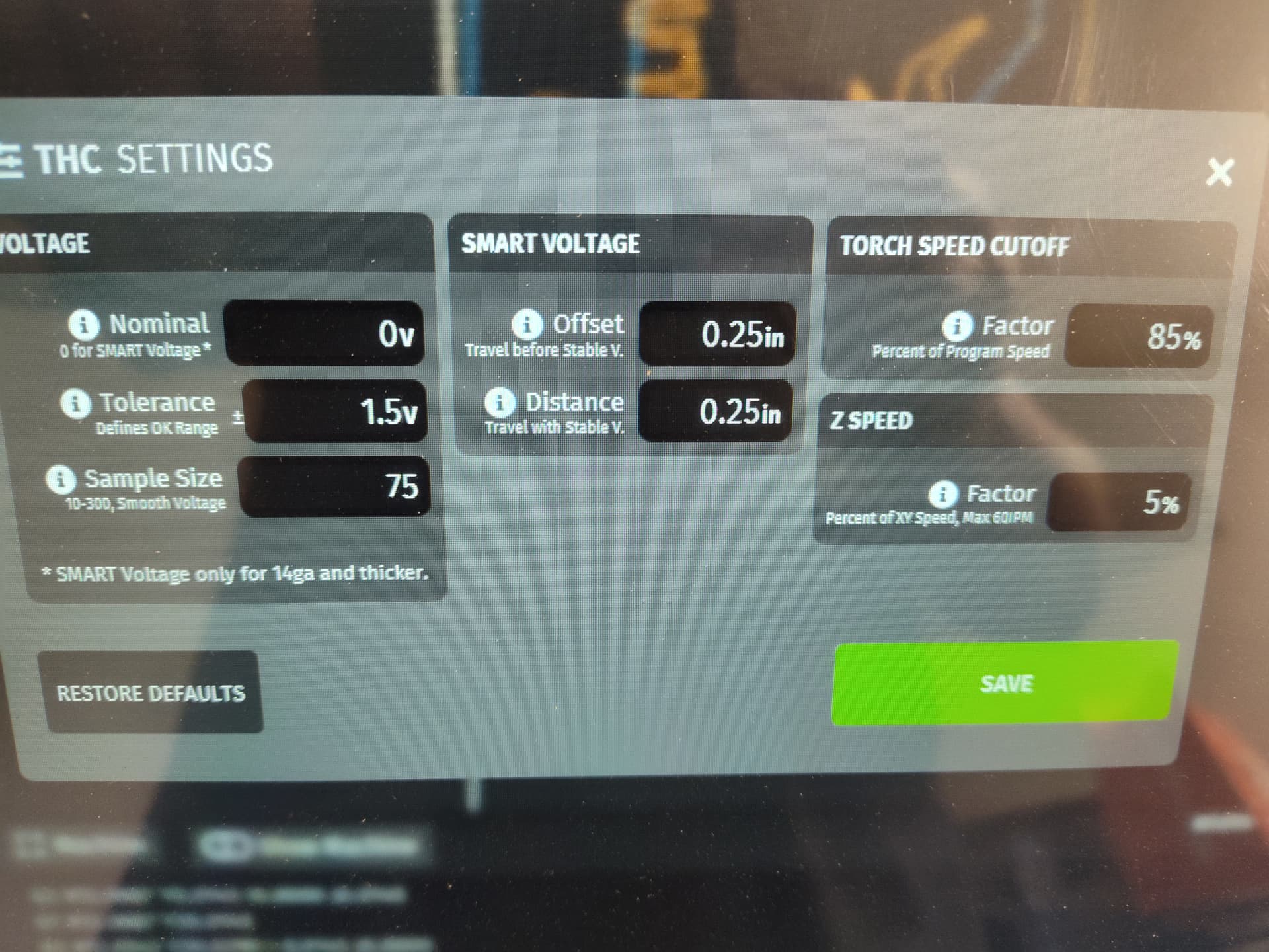 XR with Hypertherm 45xp cut issue General Discussion Langmuir