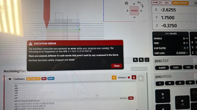 Langmuir mill error